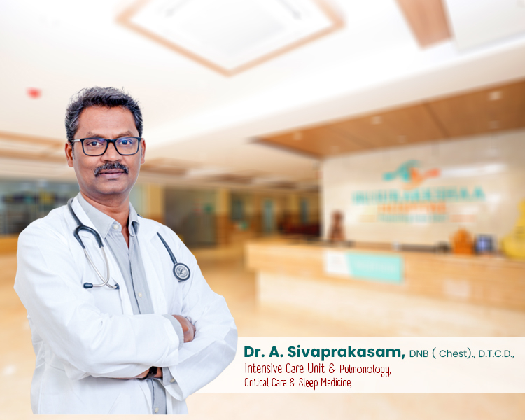 Cover photo of Dr. A. Sivaprakasam | Best Pulmonologist in Salem | Sri Surakkshaa Hospital